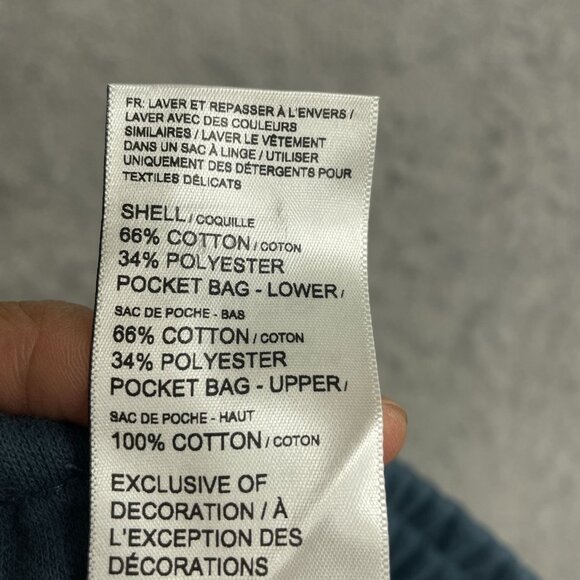 Puma Women's S Jogger Sweatpants Blue W/ Pink Stripes & Logo Cotton Blend - Picture 8 of 10